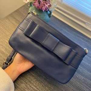 Kate spade bow crossbody in navy